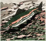 Neil Welliver, Winter Rainbow, 1983, Etching and aquatint