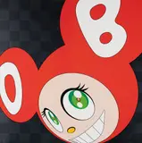 Takashi Murakami, And then and then and then and then and then (red), 1999, Offset lithograph