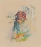 Wolf Kahn, Emily, c. 1963, Pastel on paper