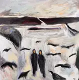 Arthur DiMambro, Winter's Walk, 2003, Oil on panel