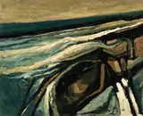 John Louis Laurent, Sky Before the Storm, 1962, Oil on board