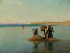 William Edward Norton, "Sand Merchant" Dieppe, Canada , Oil on canvas