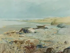 Laurence Sisson, Low Tide, Oil on masonite