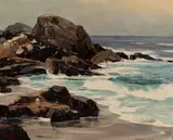Margaret Eaton, Moss Point, Oil on canvas