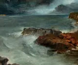 Samuel Colman, Ogunquit, Maine, c. 1880, Oil on board