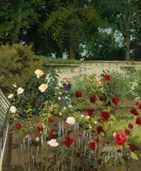 Henry Robertson Craig, Roses, Oil on canvas