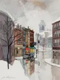 Jon Legere, Fore Street, Watercolor on paper