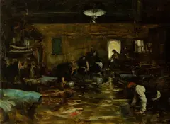 Dennis Sheehan, The Toil of Labor, Oil on canvas