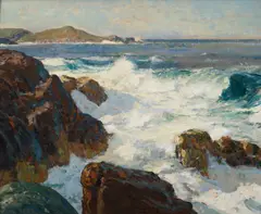 Paul Dougherty, Seascape, Oil on panel