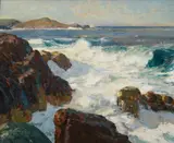 Paul Dougherty, Seascape, Oil on panel
