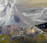 Reuben Tam, Morning Wave, 1949, Oil on canvas