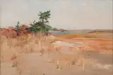 Charles Herbert Woodbury, Red Marsh, York, Maine, c. 1889, Oil on canvas