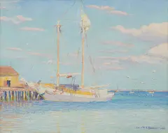 Gerrit Beneker, Fair Weather, Provincetown, 1917, Oil on canvas