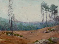 Nellie Augusta Knopf, On the Dunes Near Provincetown, Oil on canvas