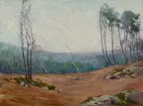 Nellie Augusta Knopf, On the Dunes Near Provincetown, Oil on canvas
