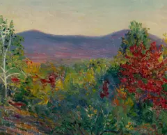 Lilla Cabot Perry, Pack-Monadnock from Hancock N.H., 1918, Oil on canvasboard