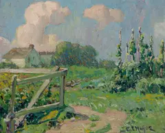 George Loftus Noyes, Annisquam, Oil on canvas laid to panel