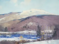 Charles Curtis Allen, Mount Monadnock, New Hampshire, Oil on canvas