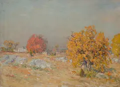 John Joseph Enneking, Autumn, Oil on canvas