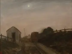 John Sloan, Wayside Station, 1902, Oil on canvas
