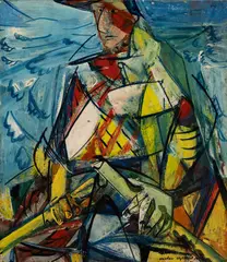 Vaclav Vytlacil, "Out to Sea" Sparkill, New York, 1949, Casein and tempera on board