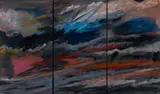 Frances Kornbluth, Sunset and the Rushing Sea