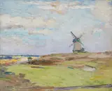Gari Melchers, National Golf Links, Oil on canvas
