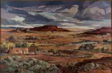 Laurence Sisson, Mesa, 1994, Oil on board