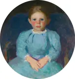 Charles S. Hopkinson, Portrait of Isabella Hopkinson, Oil on canvas