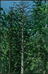 Untitled (Dead Tree) by Neil Welliver, 1976, Oil on linen, sold Jan 2026