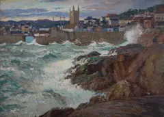 Paul Dougherty, St. Ives, Cornwall, c. 1910, Oil on canvas