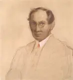 Hermann Dudley Murphy, Portrait of an Artist, Pastel and conte on paper