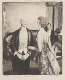 George Bellows, The Parlor Critic, Lithograph