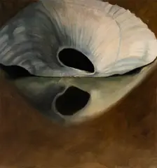 Large Shell by Dozier Bell, Oil on canvas, sold Aug 2025