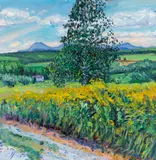 Chris Huntington, Golden Rod, 2001, Oil on canvas