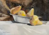 Juanita Stephens, Still Life with Pears, 1975, Oil on canvas