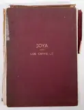 Francisco Goya, 43 plates of the 10th edition of "Goya, Los Caprichos" c. 1920, Etching and aquatint on Gaurro paper pages