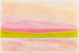 Wolf Kahn, Maine Sunset, Pastel on paper