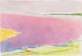 Wolf Kahn, Maine Waters, Pastel on paper