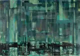 Murray Hantman, Northern Lights, 1968, Oil on canvas