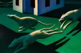 Leonard Koscianski, Chase, 1982, Oil on canvas