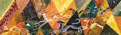 Dahlov Ipcar, October Hunt, 1998, Oil on linen