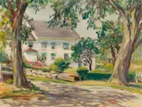 Florence White Williams, "This is New England" Rockport, Massachusetts, Oil on board