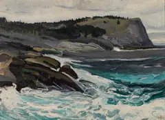 Whitehead by Chris Huntington, 1970, Oil on panel, sold Aug 2025