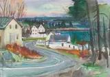 William Zorach, View of Five Islands