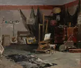 Charles Herbert Woodbury, Studio Interior
