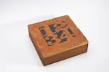 Robert Indiana, Numbers, 1966, Set of 4 color screenprints on wood panels in wood box with screenprint lid