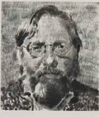Chuck Close, John, 1990, Lithograph