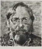 Chuck Close, John, 1990, Lithograph