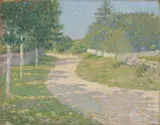 William Howard Hart, Walking Path, 1891, Oil on canvas